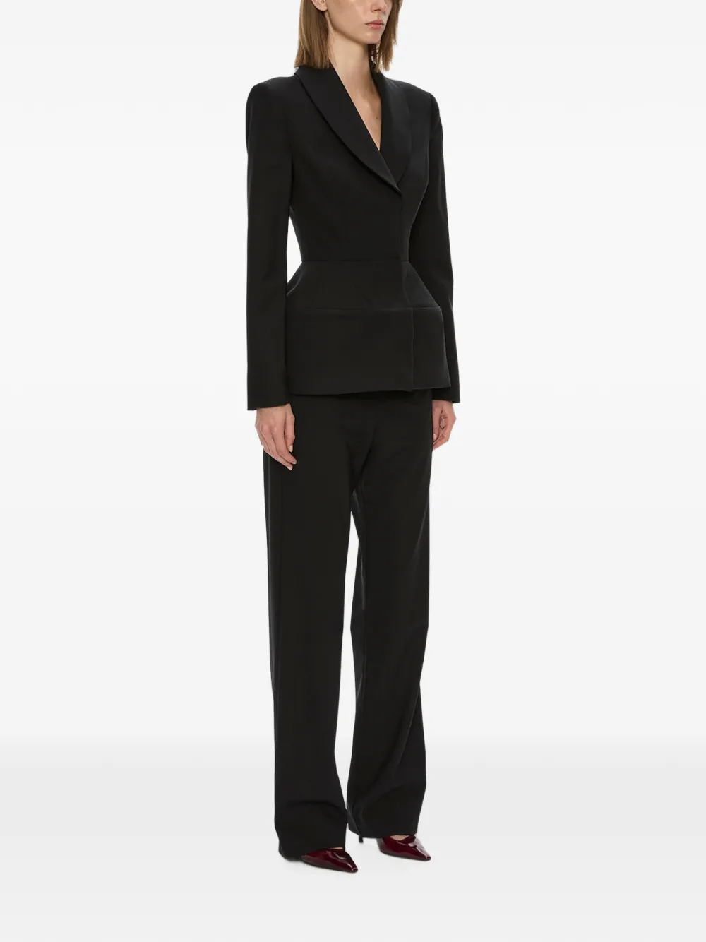 Christopher Esber Lea straight leg trousers Zwart