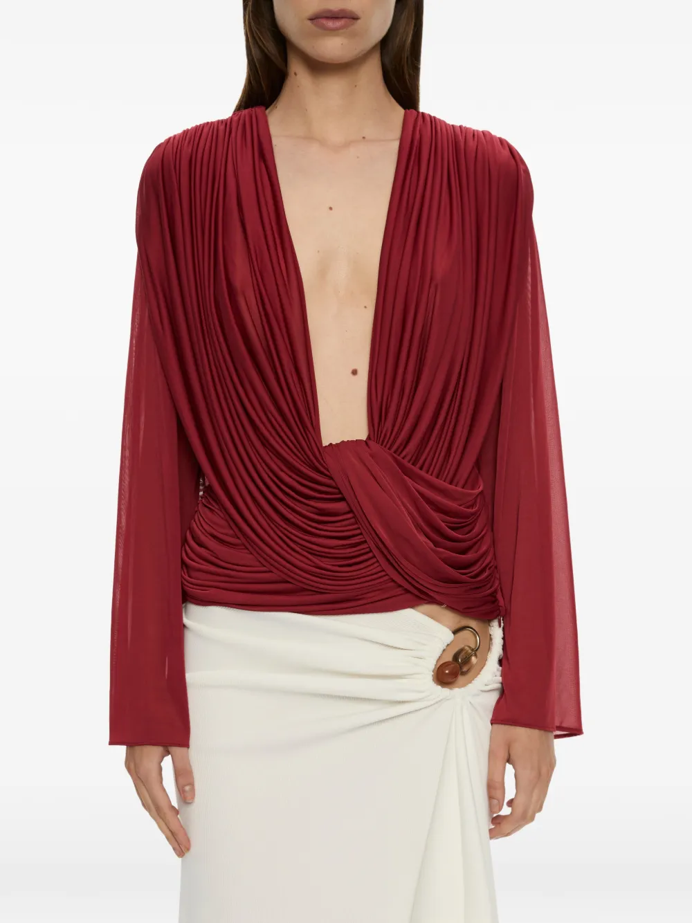 Christopher Esber ripple draped top