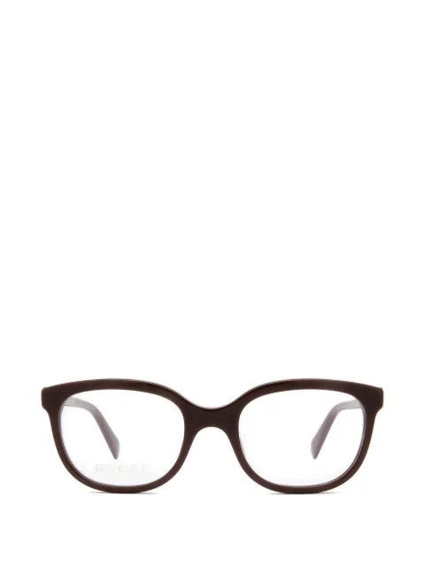 Gucci Eyewear Double G round-frame glasses