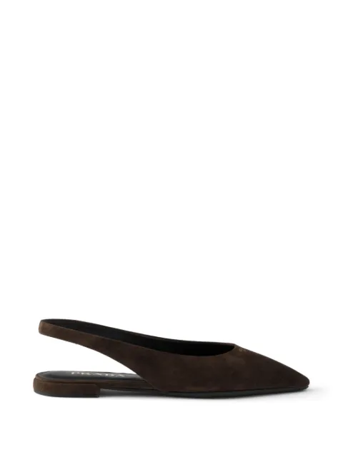 Prada suede ballerinas