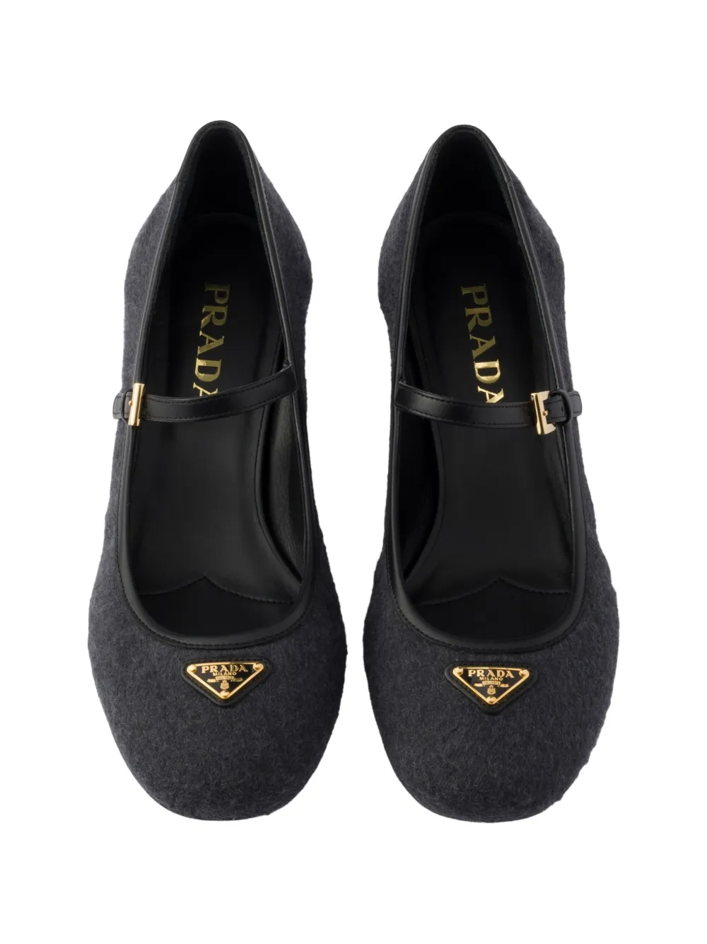 Prada fabric pumps Grijs