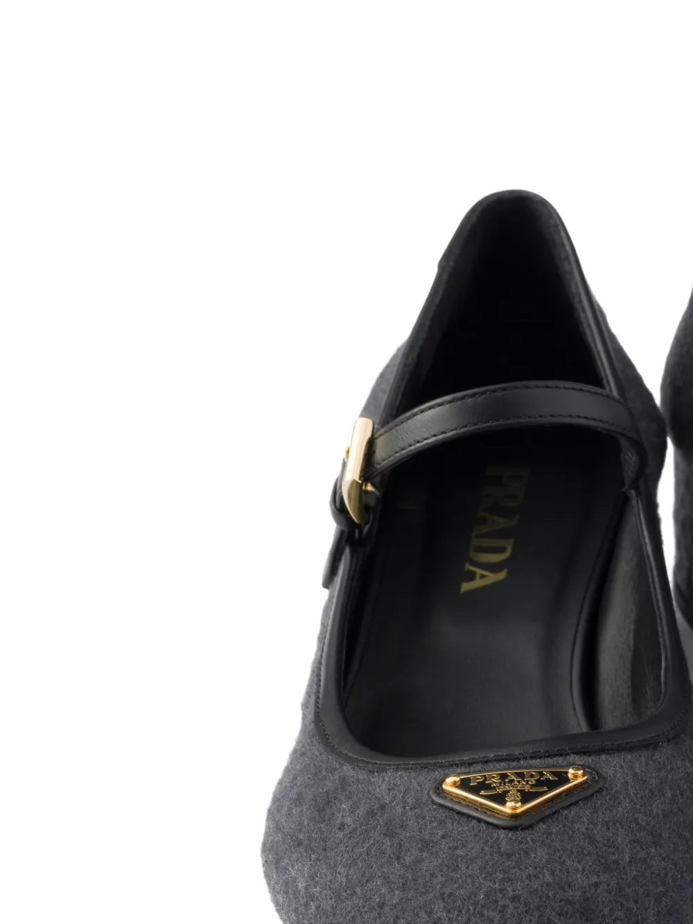 Prada fabric pumps Grijs
