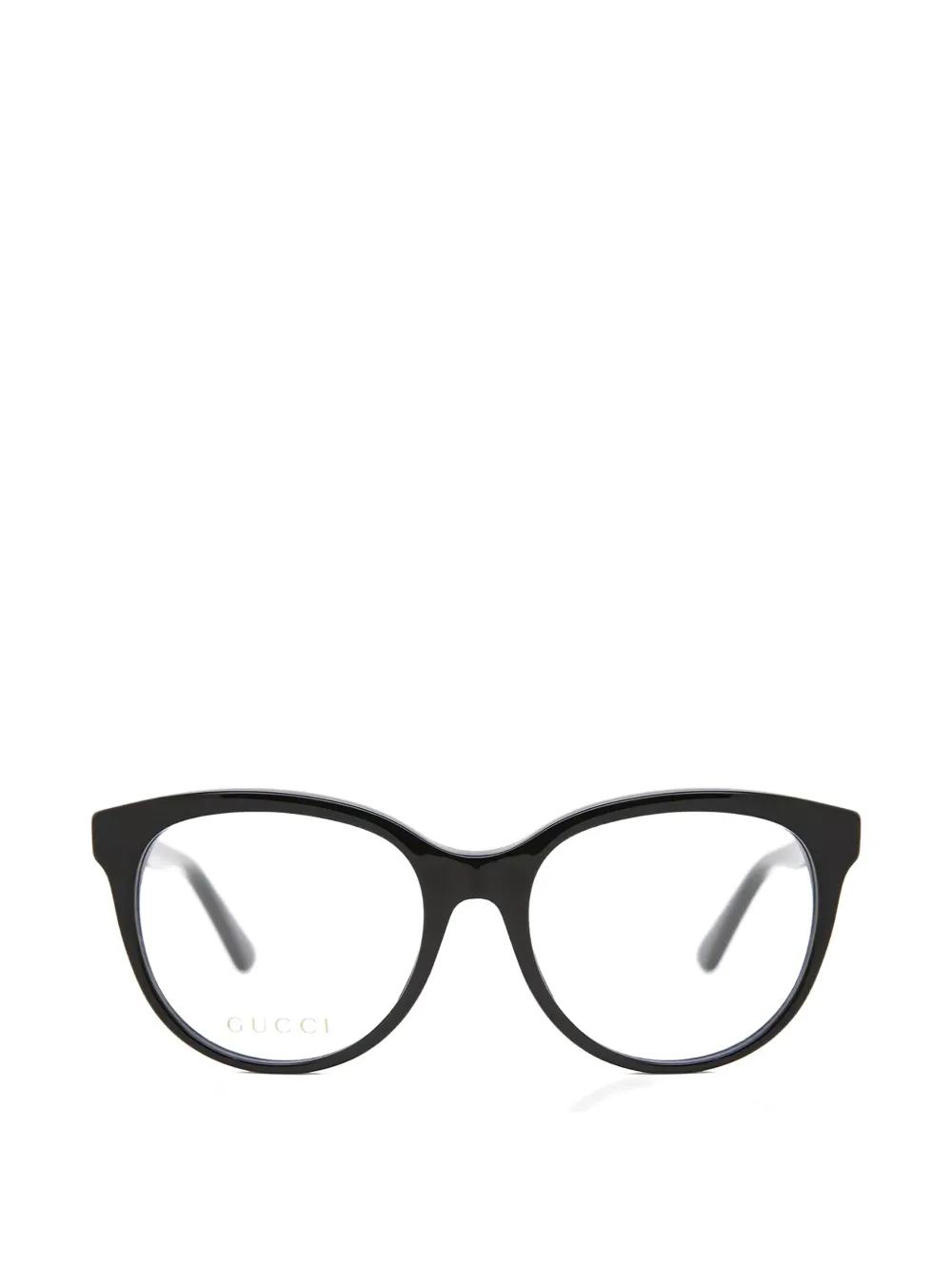 Gucci Eyewear Interlocking G round-frame glasses - Nero
