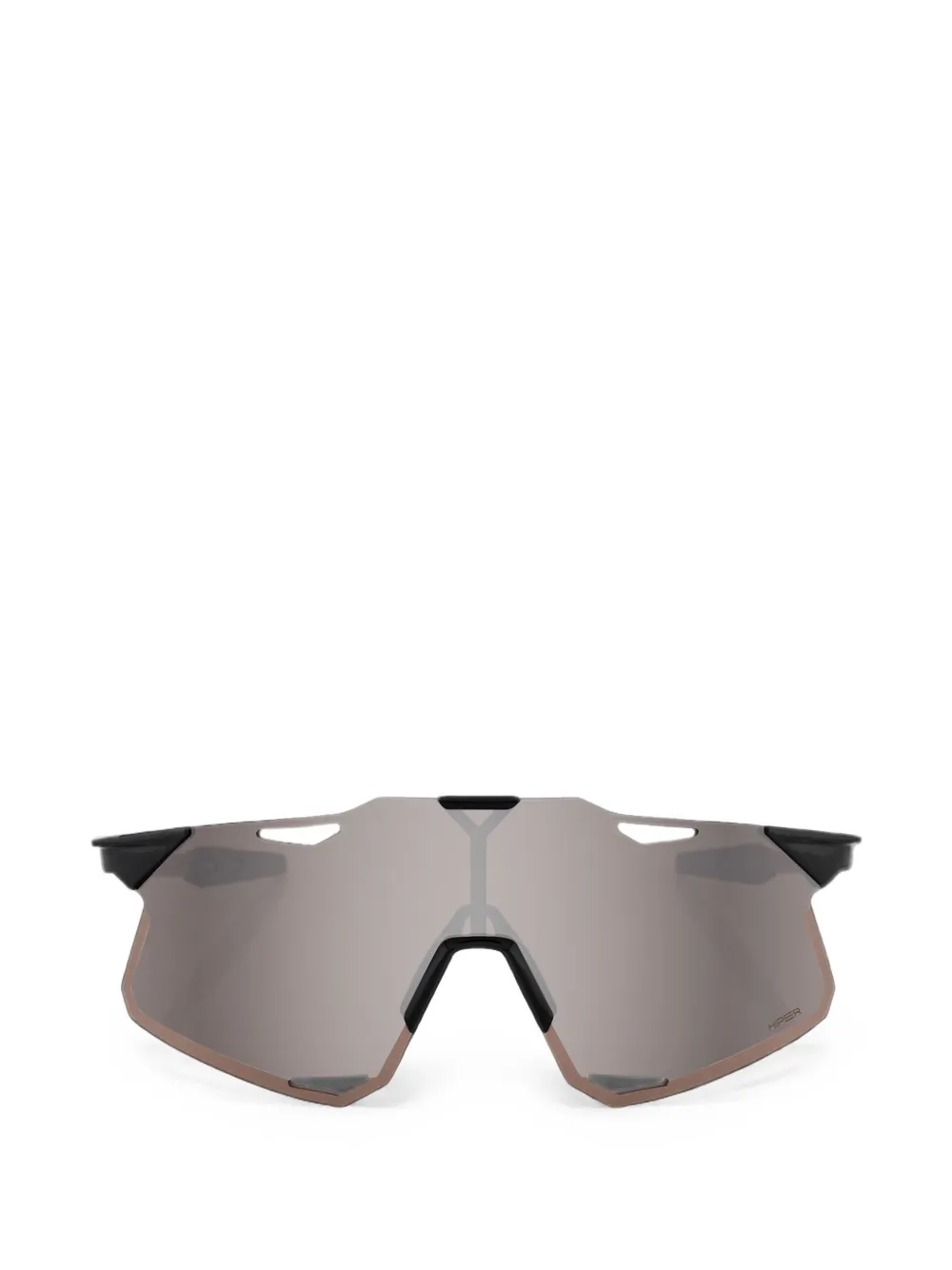 100% Eyewear Hypercraft Sonnenbrille mit geometrischem Gestell - Schwarz