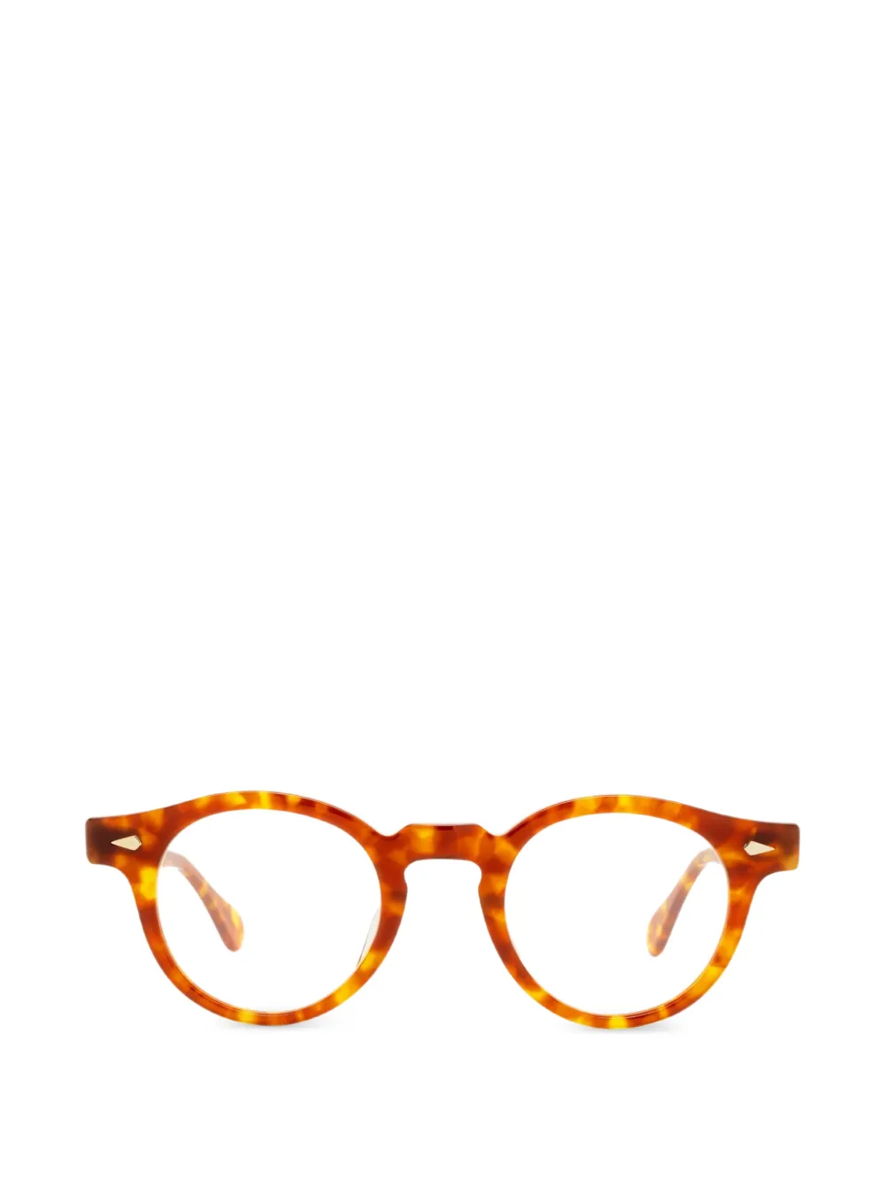 JULIUS TART OPTICAL 해롤드 라운드 프레임 선글라스 | 브라운 | Image 1