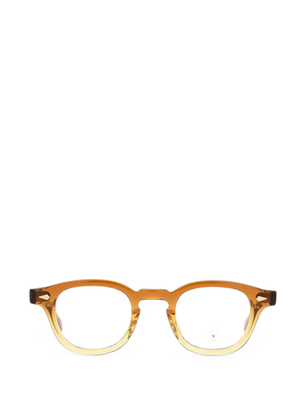 JULIUS TART OPTICAL AR round-frame glasses - Marrone