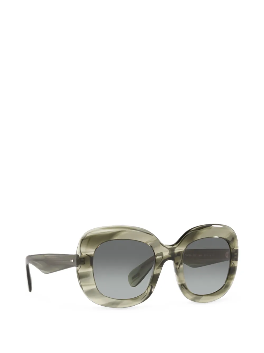 Oliver Peoples Jesson zonnebril met vierkant montuur Grijs
