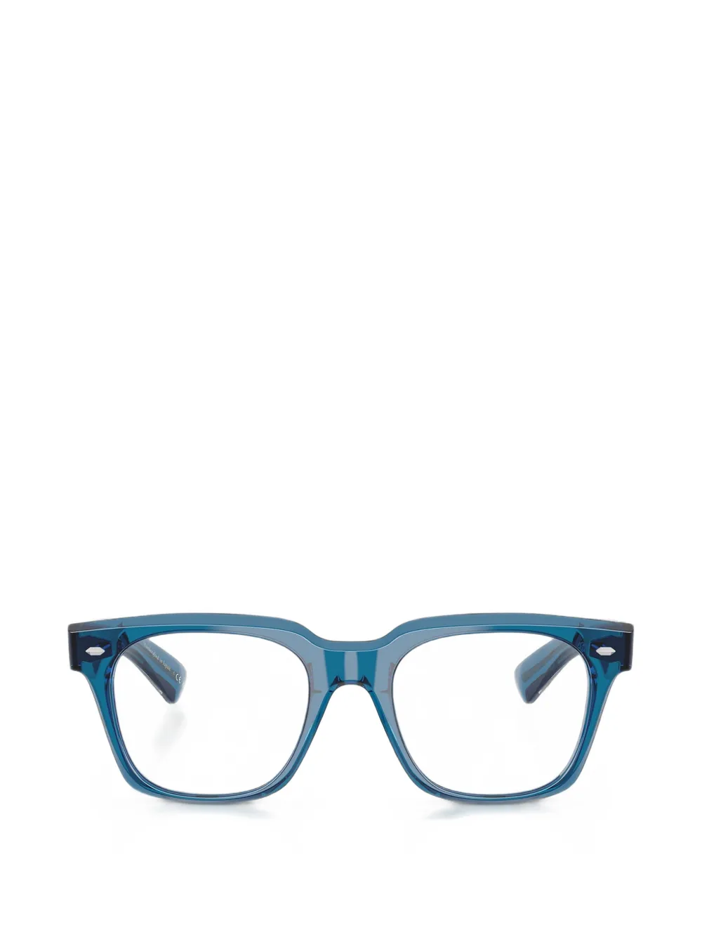 Oliver Peoples Alfrey square-frame glasses - Blu