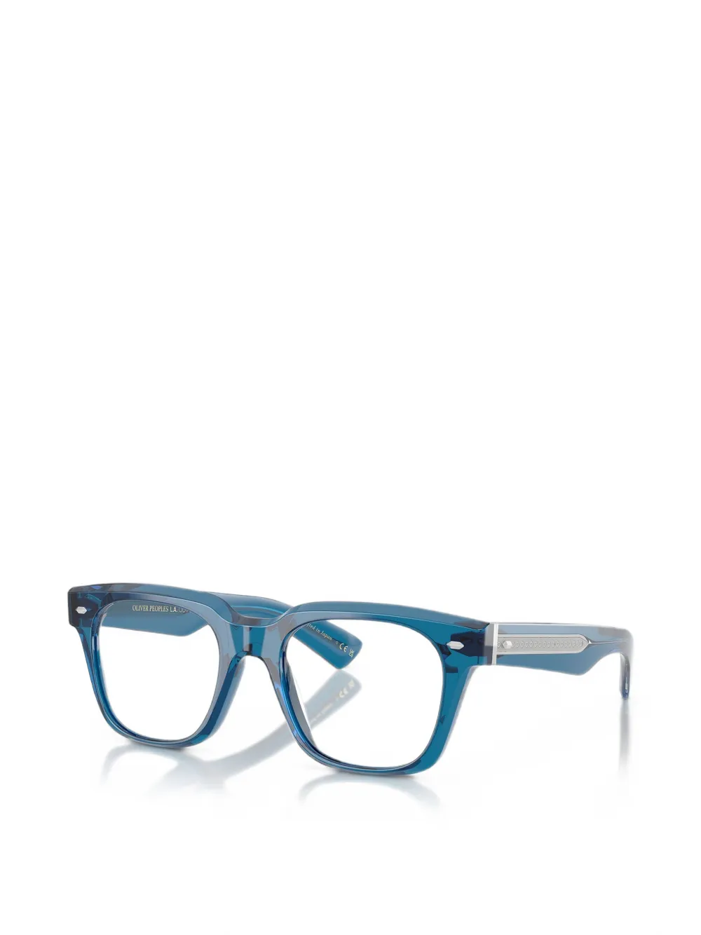 Oliver Peoples Alfrey bril met vierkant montuur Blauw