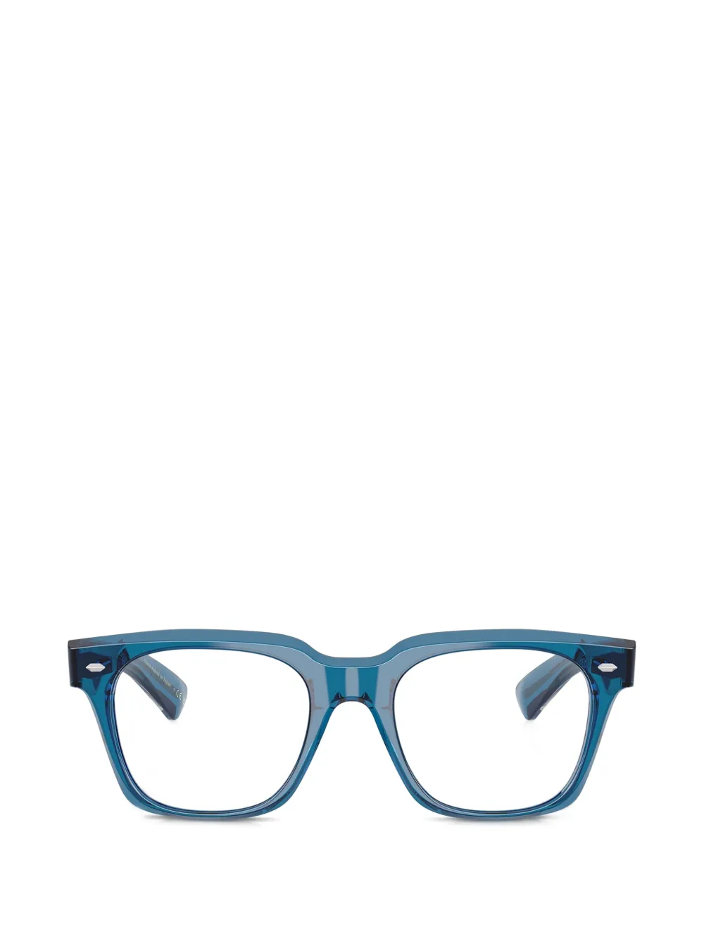 Oliver Peoples Alfrey square-frame glasses - Blu