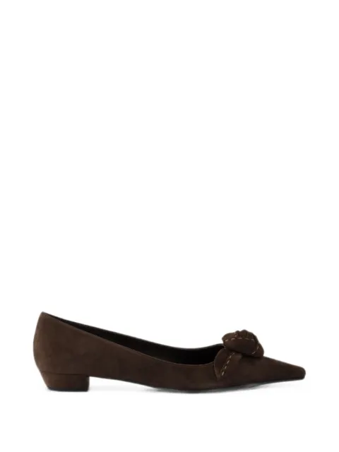 Prada suede ballerinas