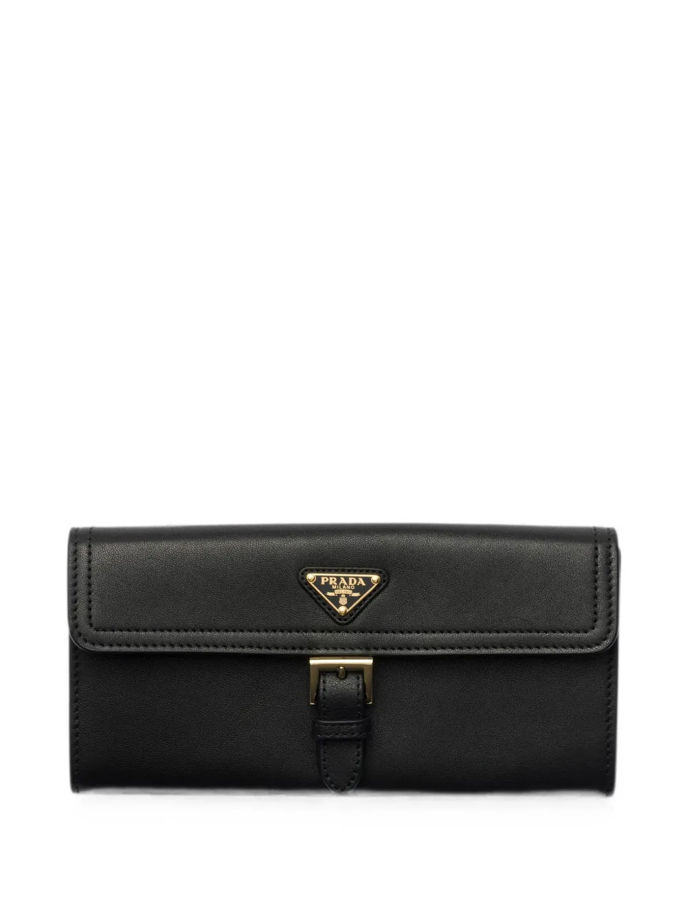 Prada large nappa-leather wallet - Schwarz