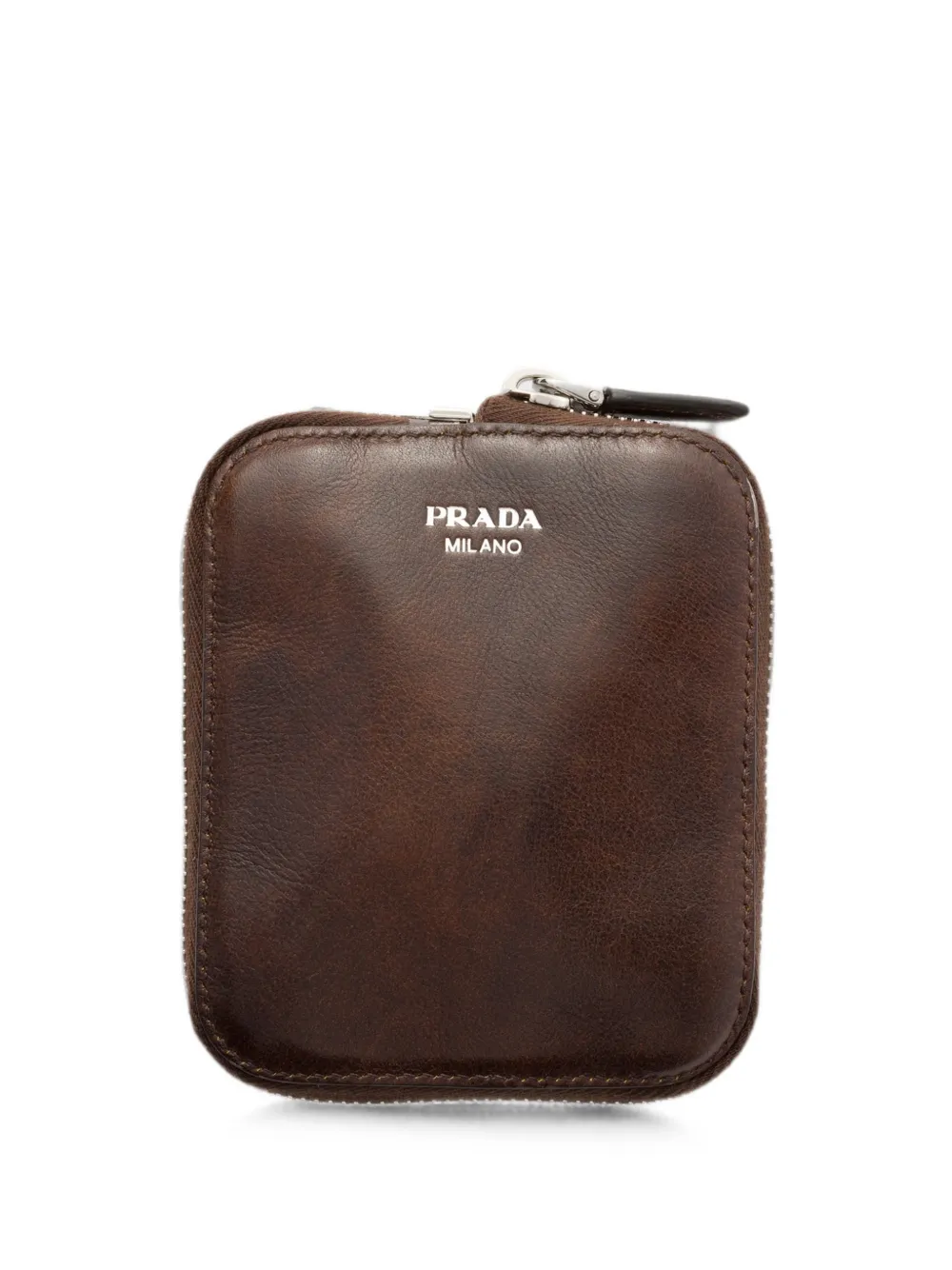 Prada Re-Nylon and leather foldable mini duffel bag - Marrone