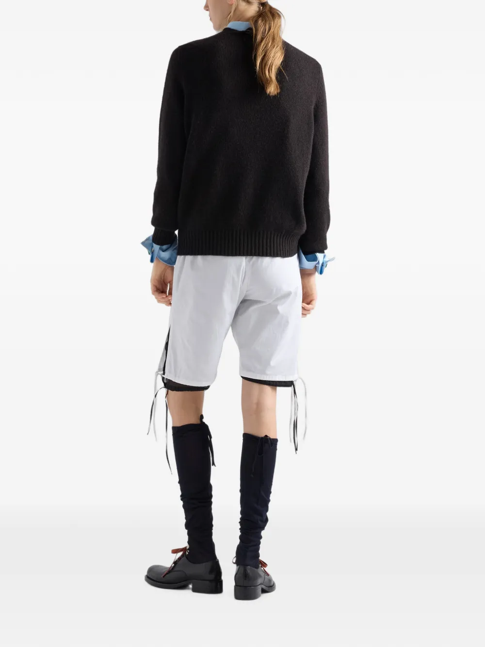 Prada Popeline bermuda shorts Wit