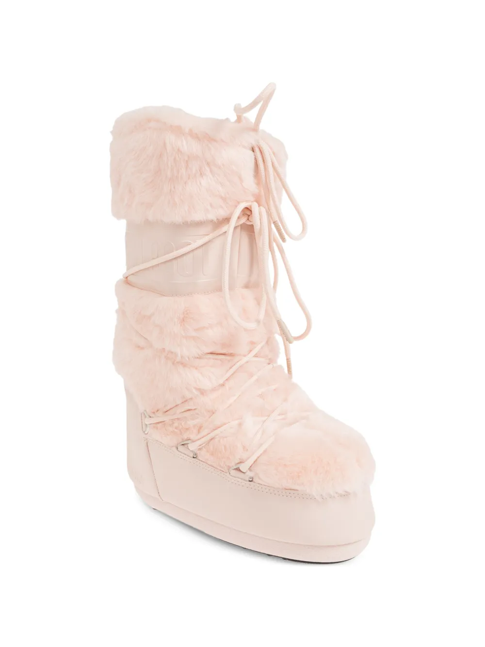 Moon Boot Snow boots van imitatiebont Roze