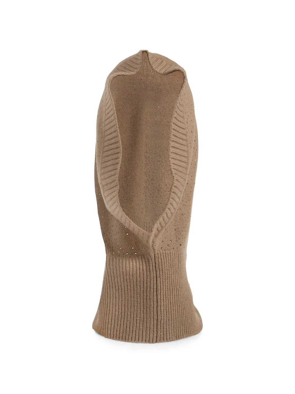 Max Mara crystal-embellished balaclava - Toni neutri