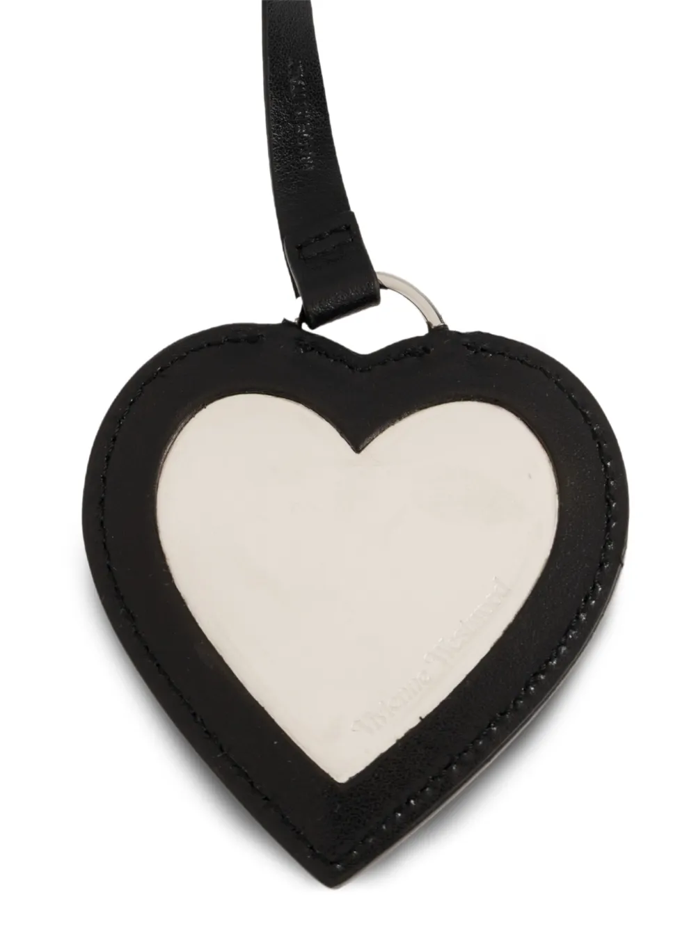 Vivienne Westwood Heart Mirror Charm | Black | FARFETCH