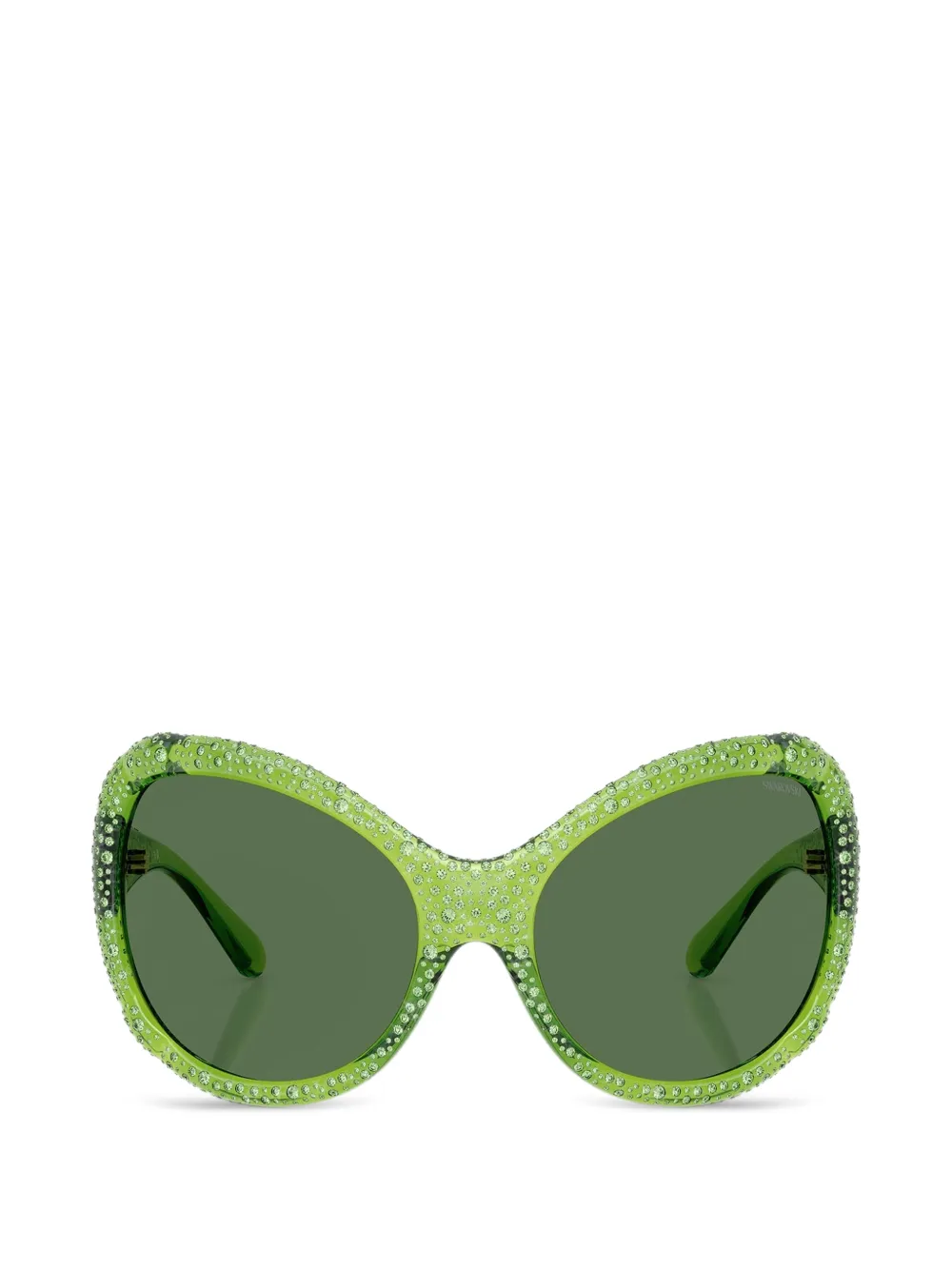 Swarovski Eyewear crystal-embellished oversized-frame sunglasses