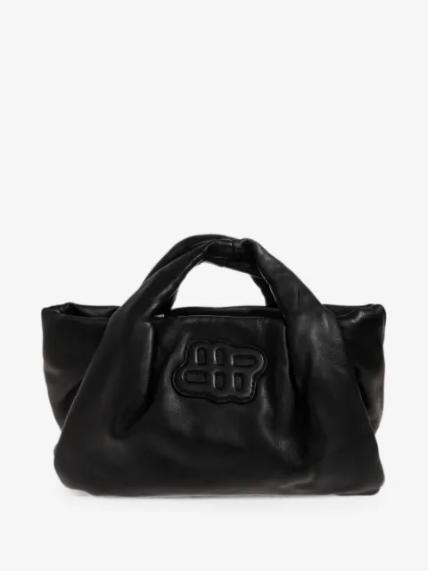MUNTHE Lixia logo-patch tote bag