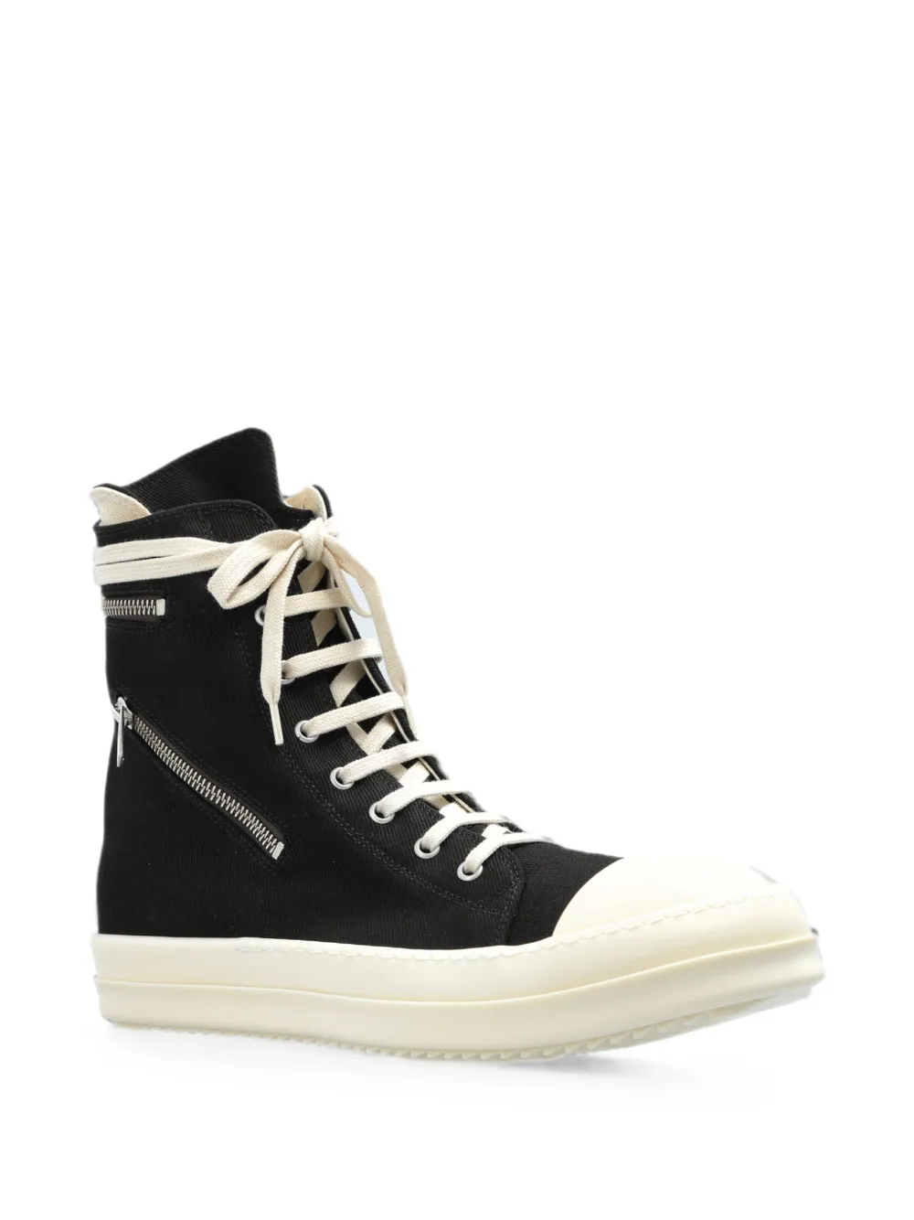 Rick Owens DRKSHDW zip-embellishment sneakers Zwart