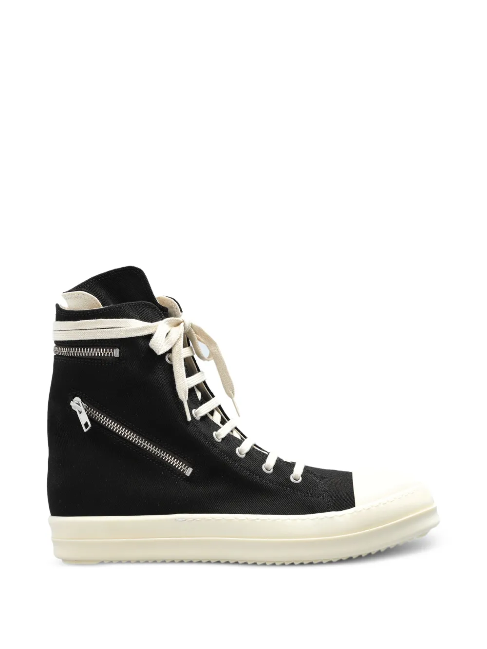 Rick Owens DRKSHDW zip-embellishment sneakers Zwart