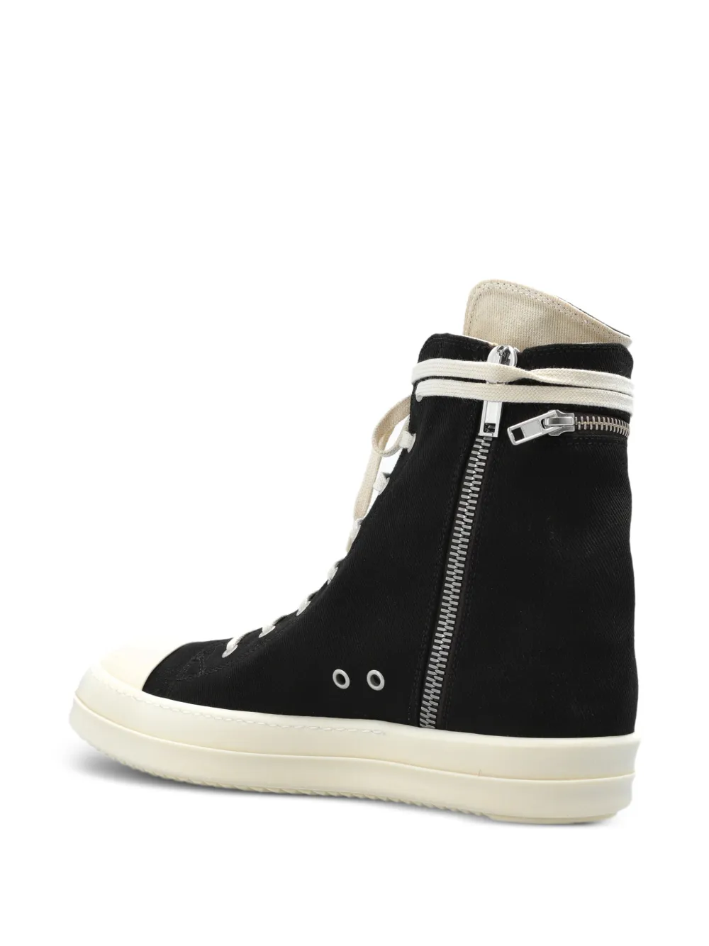 Rick Owens DRKSHDW zip-embellishment sneakers Zwart