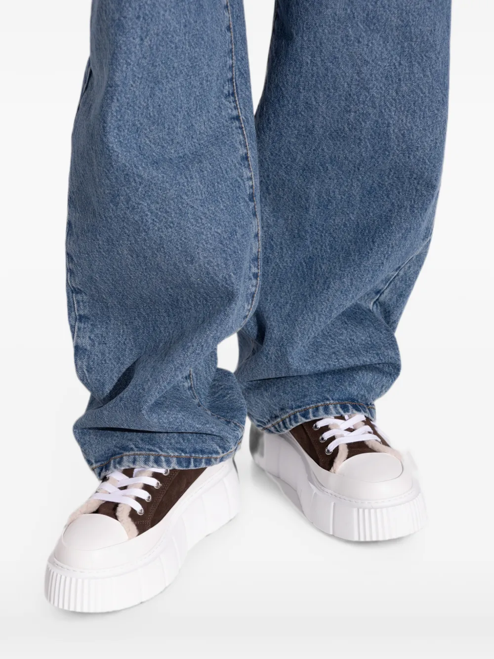 Inuikii Matilda Curly sneakers Bruin