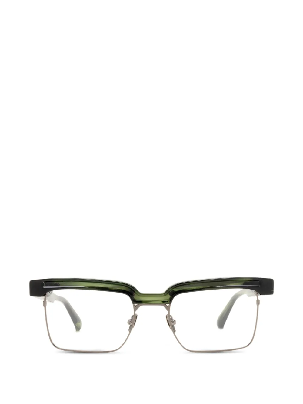 Yohji Yamamoto square-frame glasses - Verde