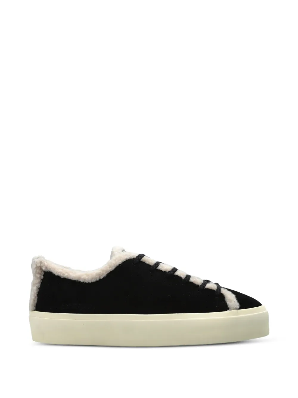 Inuikii shearling low sneakers - Schwarz