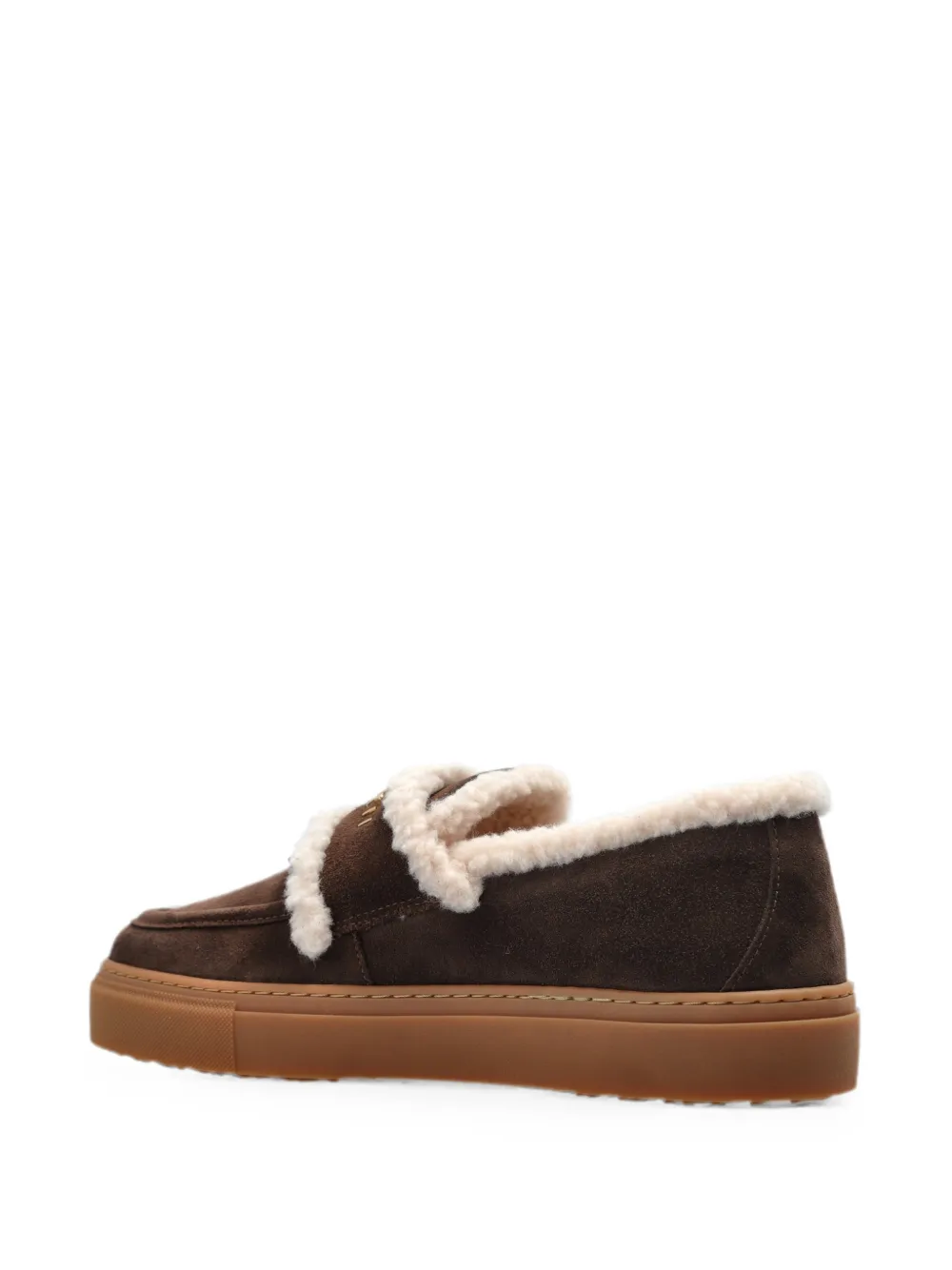 Inuikii Sneakers met lammy afwerking Bruin