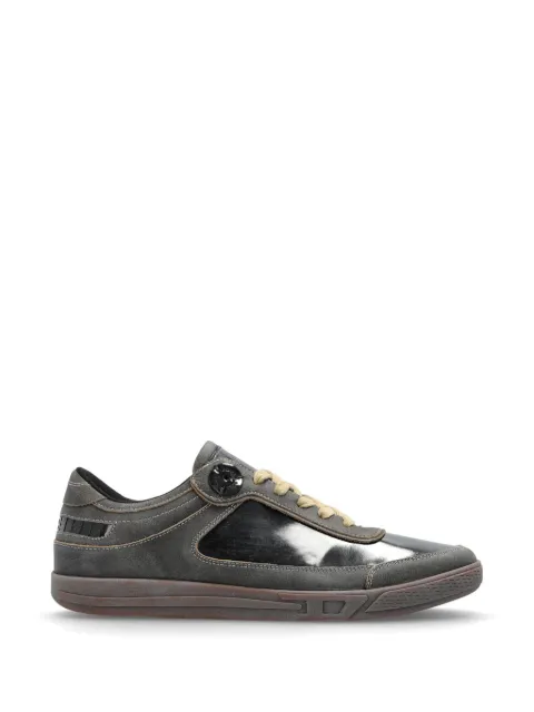 Diesel S-D-Coffee panelled leather sneakers