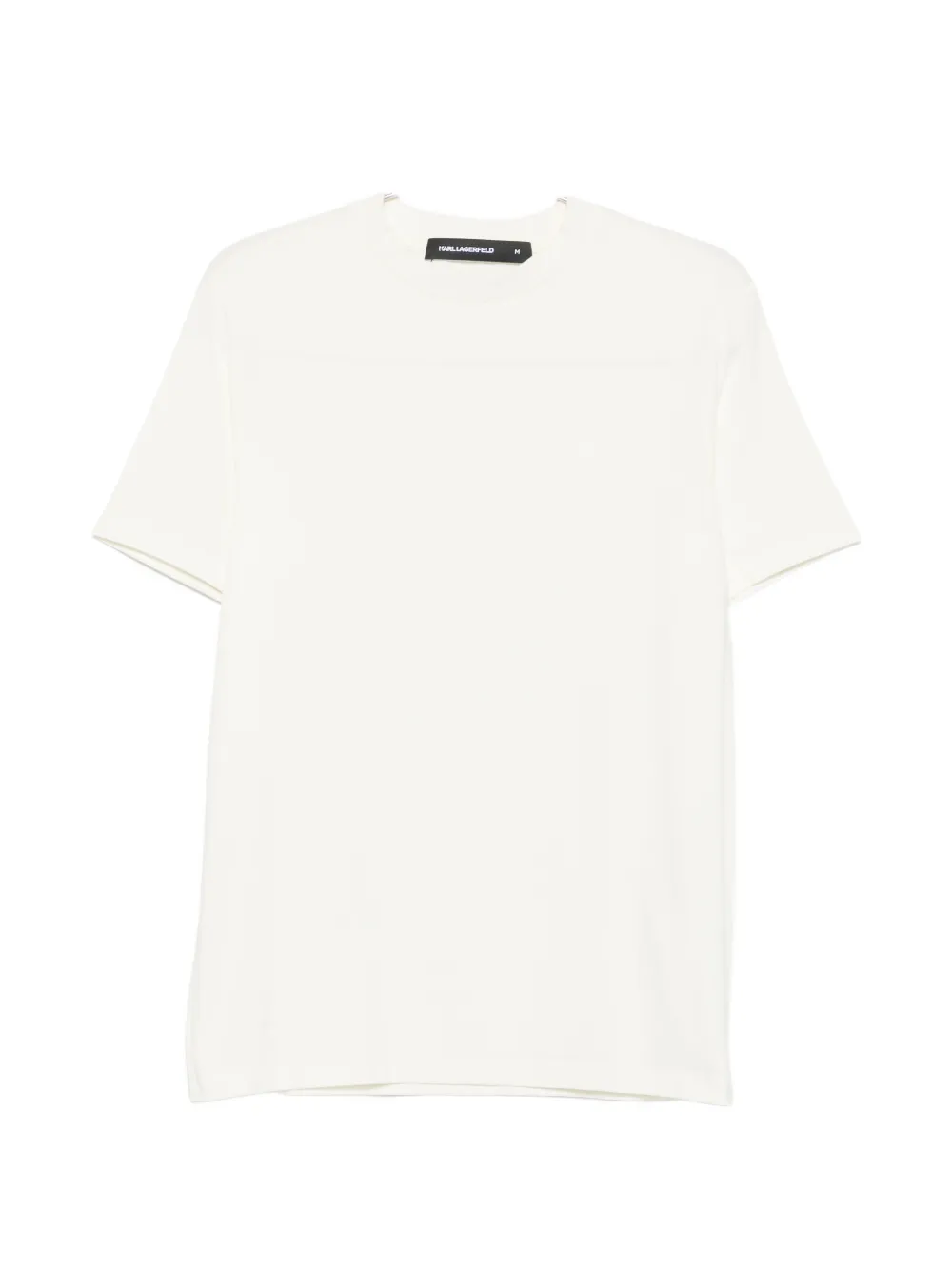 Karl Lagerfeld logo-print crew-neck T-shirt - Toni neutri