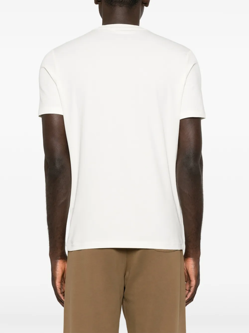 Karl Lagerfeld T-shirt met logoprint met ronde hals Beige