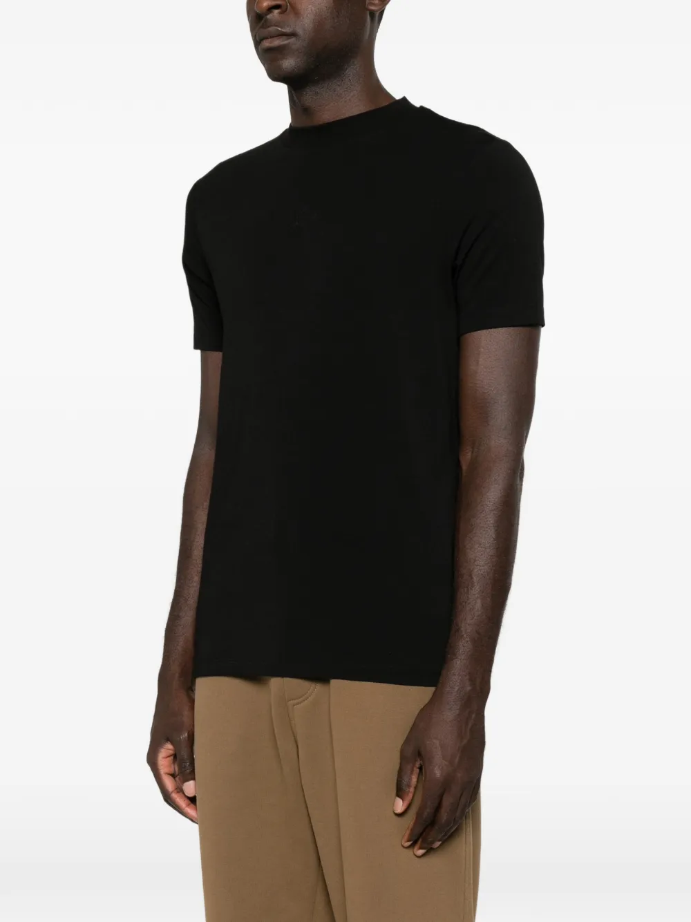 Karl Lagerfeld T-shirt met geborduurd logo Zwart