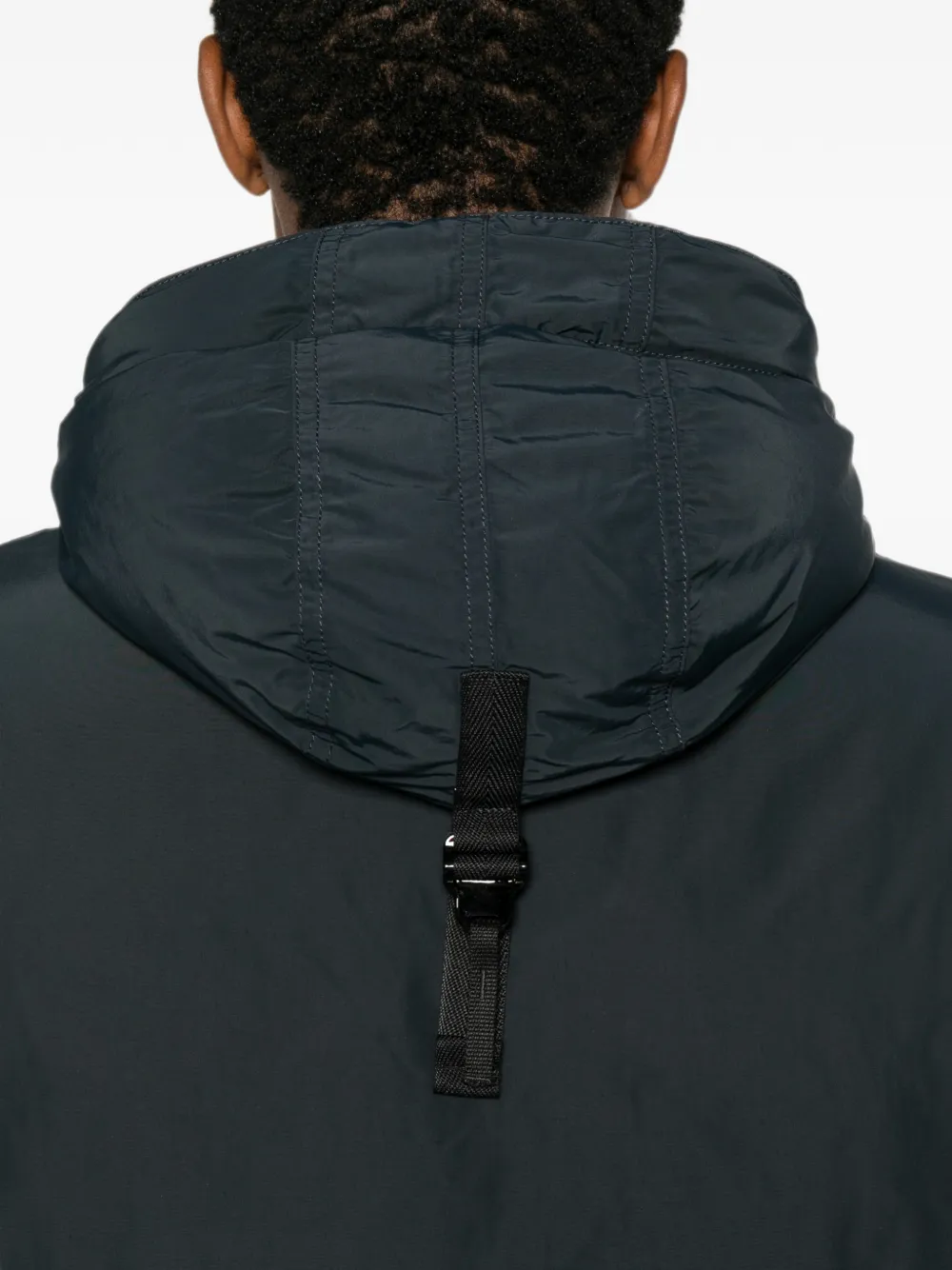 Stone Island Micro Reps jack met capuchon Blauw