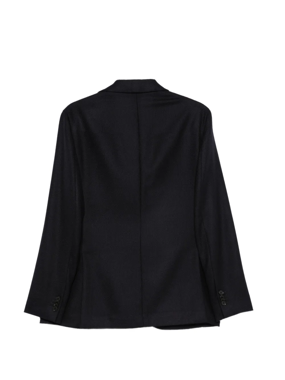 Caruso Blazer met enkele rij knopen Zwart
