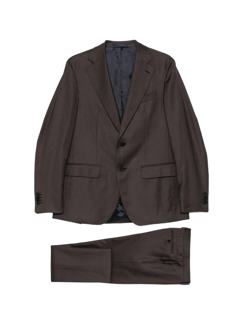 Caruso Completo monopetto - Marrone