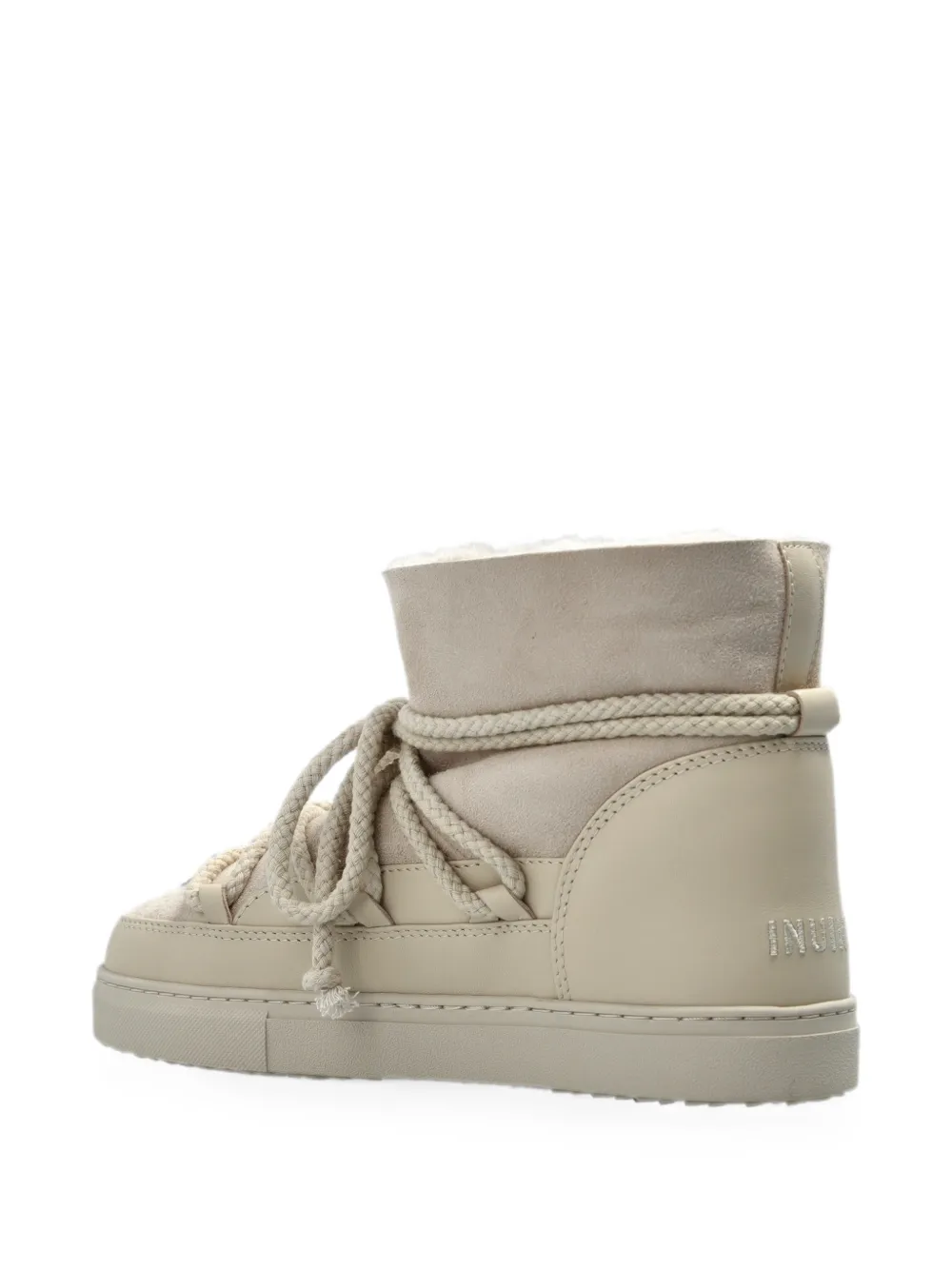 Inuikii Classic snowboots met touwkant Beige