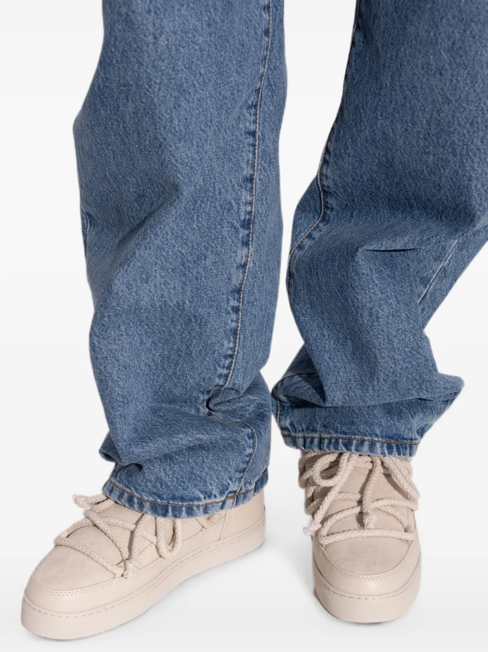 Inuikii Classic snowboots met touwkant Beige