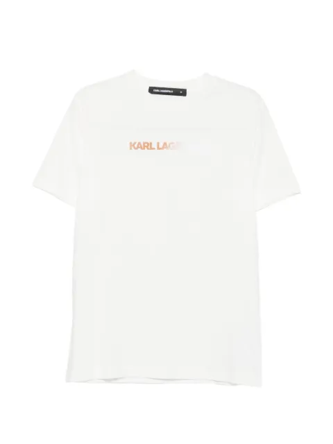 Karl Lagerfeld logo-print crew-neck T-shirt