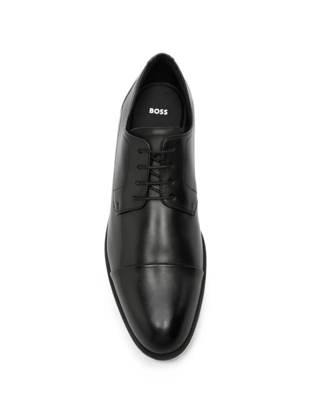 BOSS lace-up derby shoes Zwart