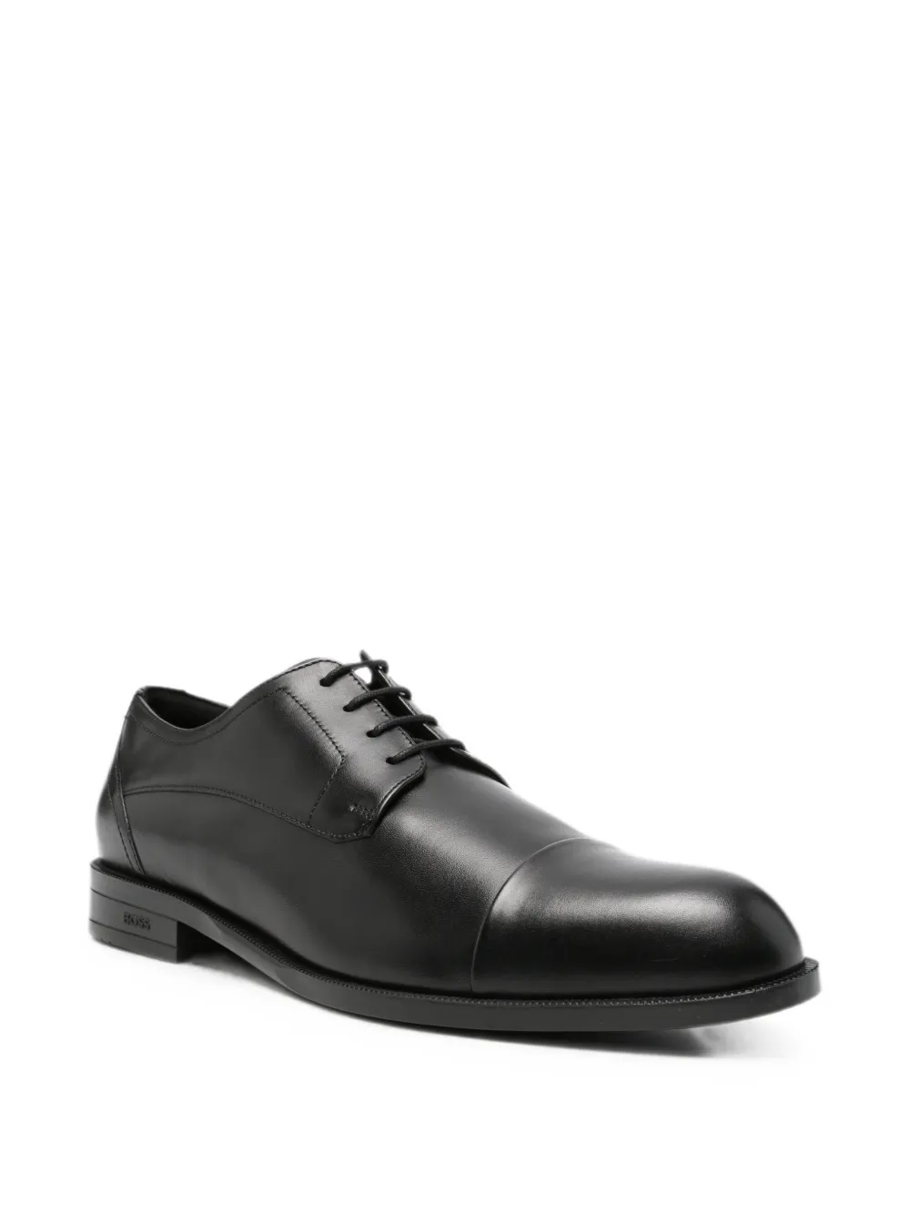 BOSS lace-up derby shoes Zwart