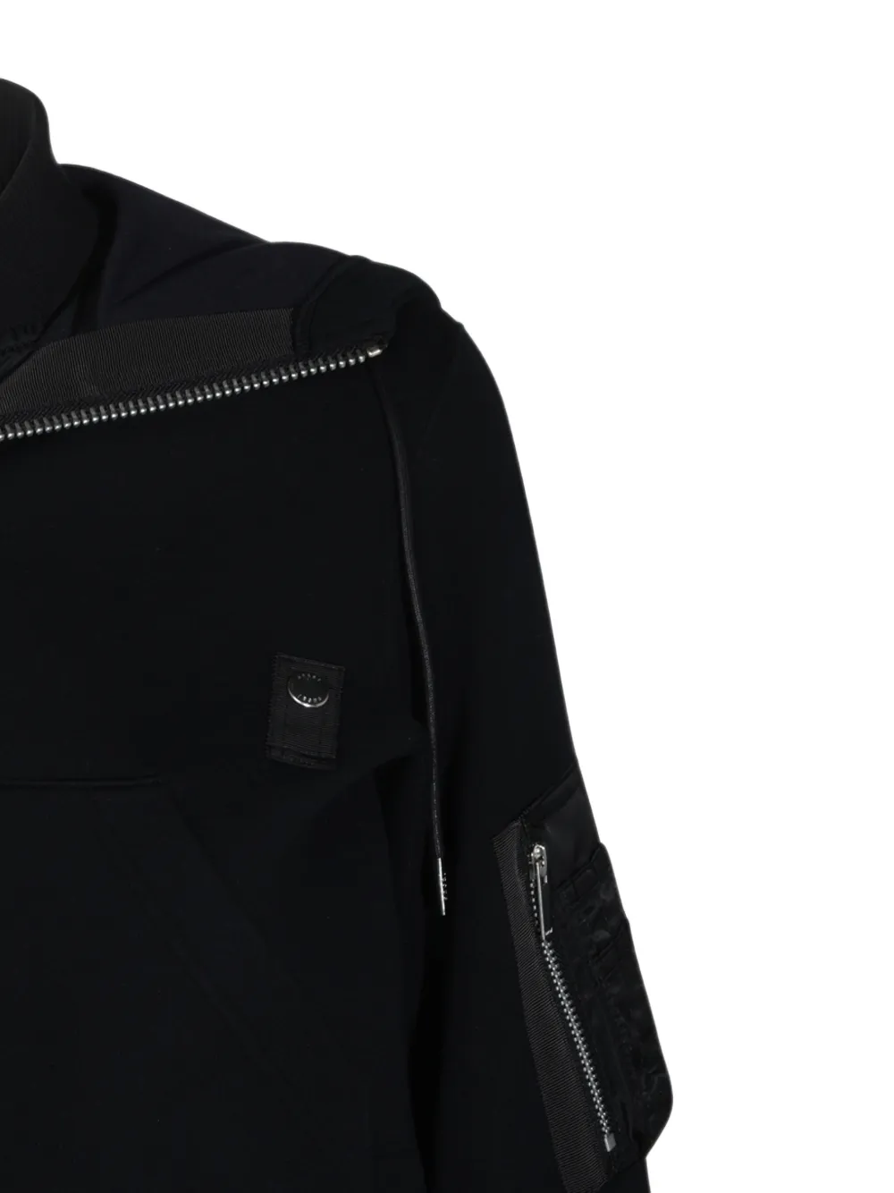 sacai Jack met capuchon Zwart