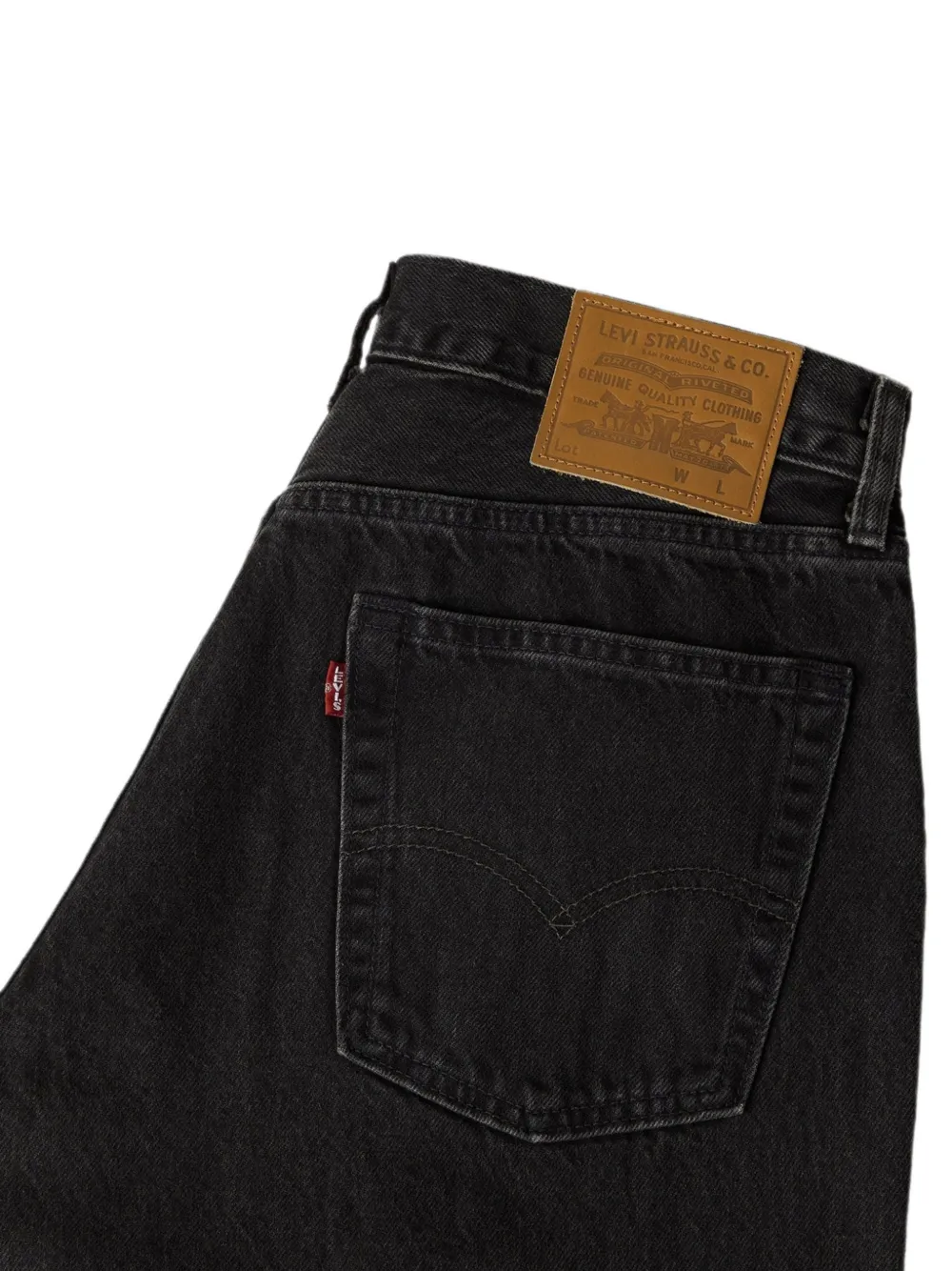 Levi's Jeans met wijde pijpen Zwart