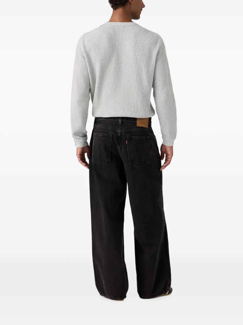 Levi's Jeans met wijde pijpen Zwart
