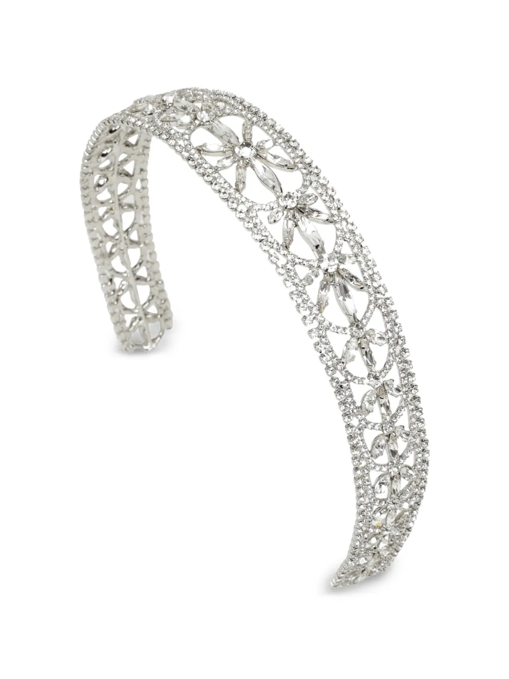 Jennifer Behr Cerchietto Epoch con cristalli - Argento