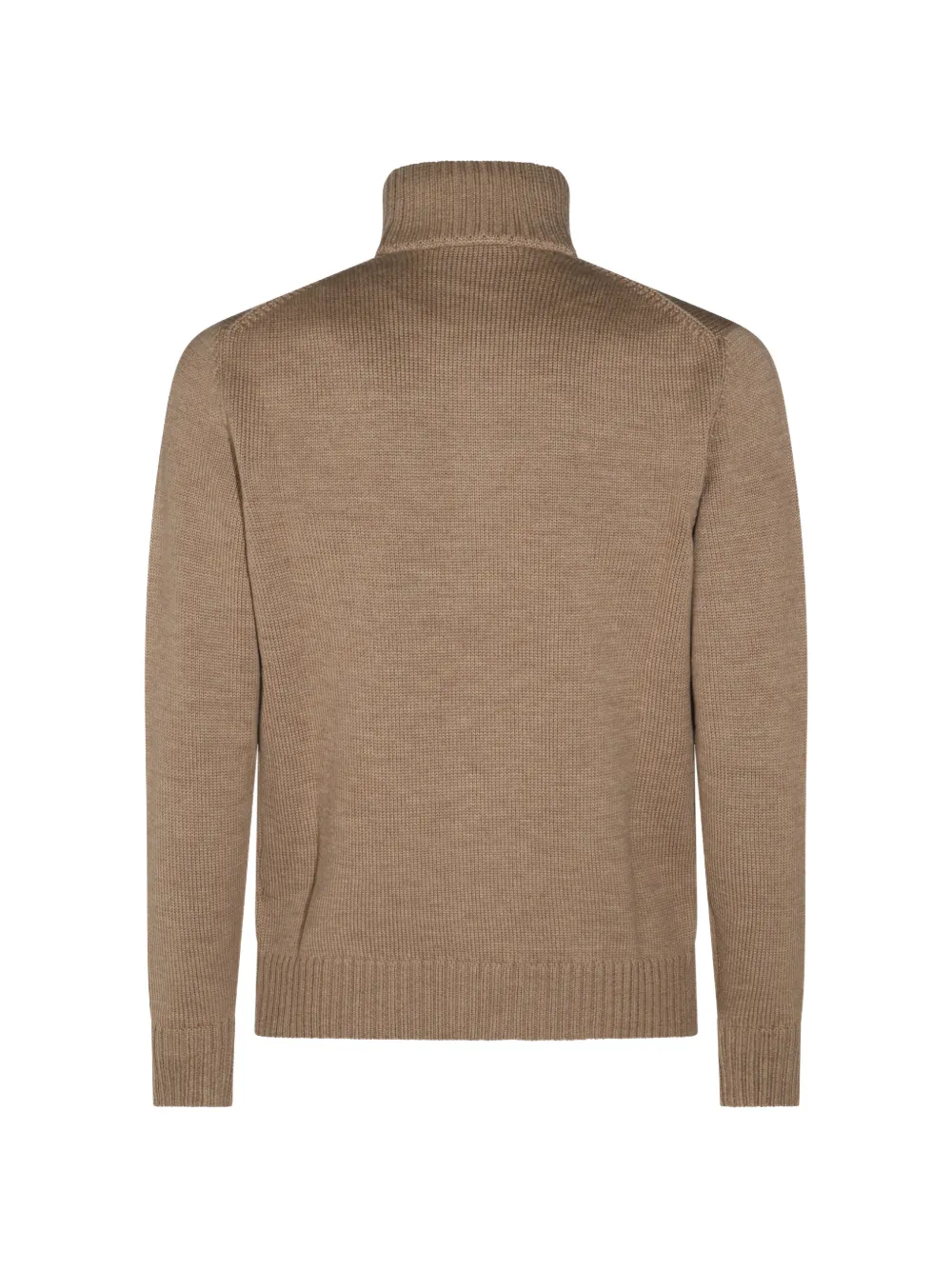 Zanone button-up ribbed-trim sweater Beige
