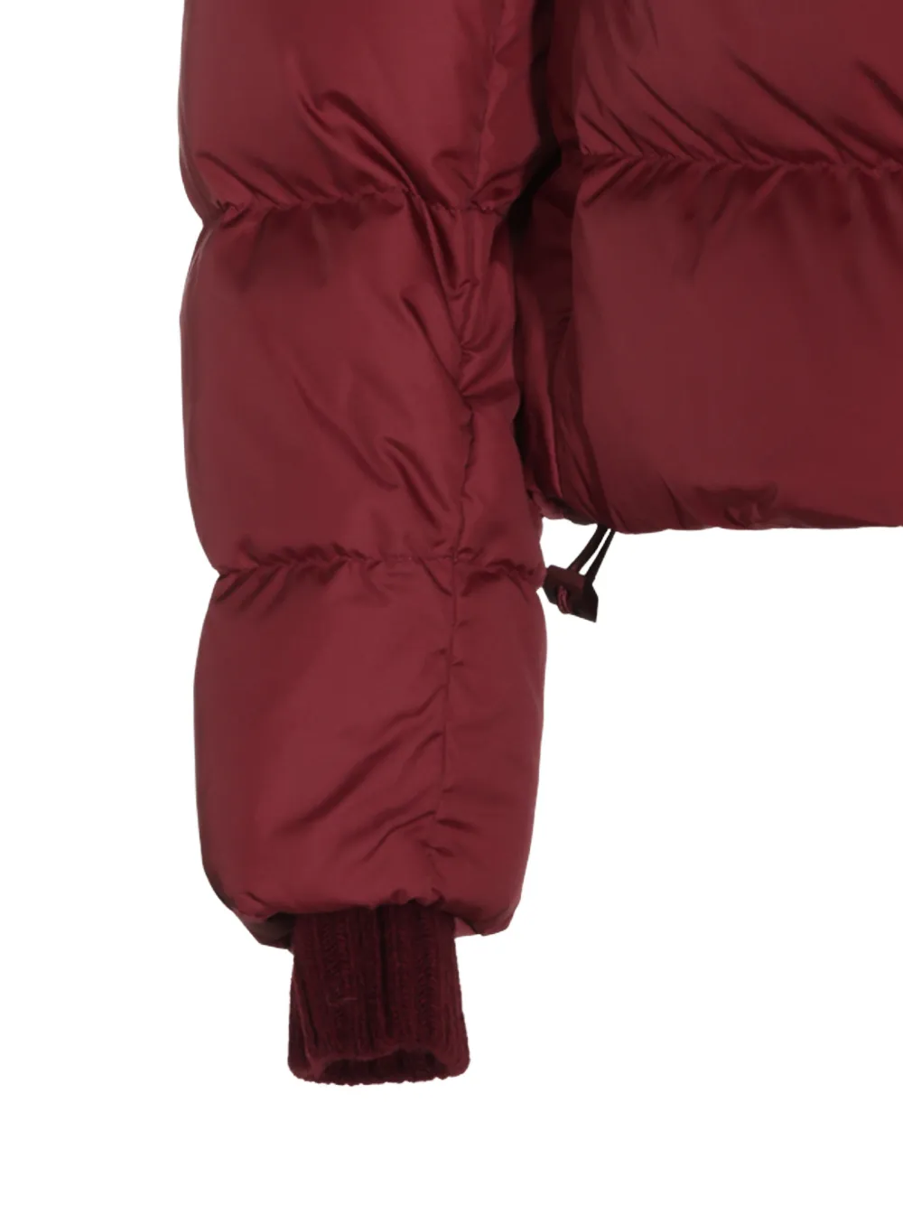 Herno Gewatteerd donsjack met capuchon Rood