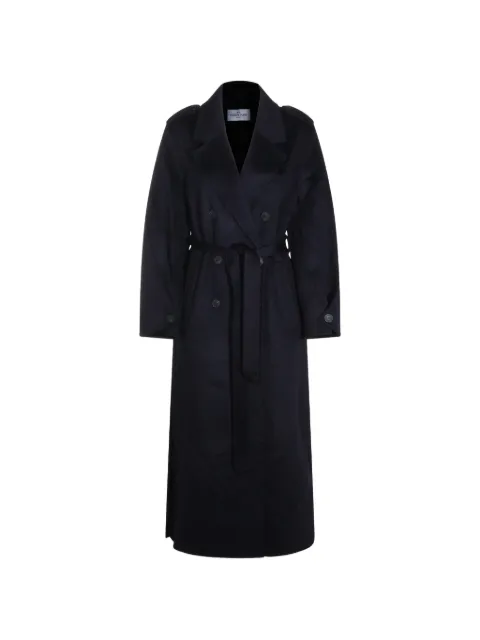 THE DYNAMIS STUDIO double-breasted belted coat