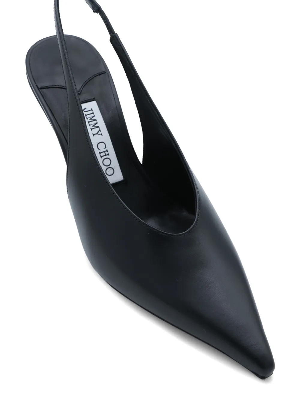 Jimmy Choo Isa pointed-toe slingback pumps Zwart